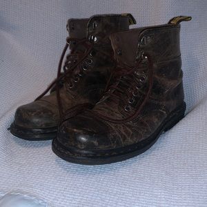 Mens US 7 Waxed Brown 1460 Dr Martens